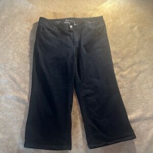Lane Bryant Black Flare Wide Leg Jeans